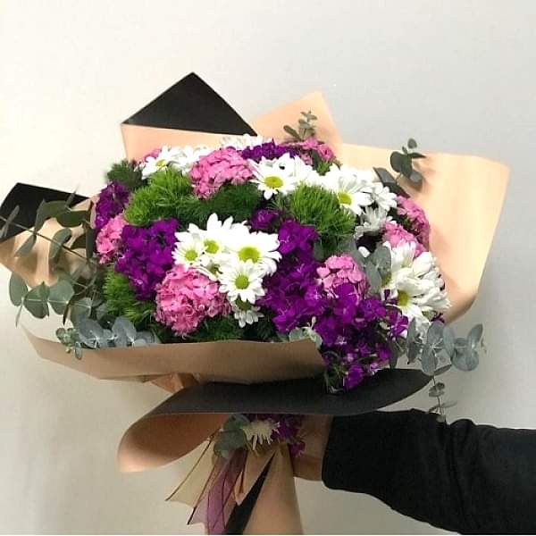 Fuşya Buket Çiçek