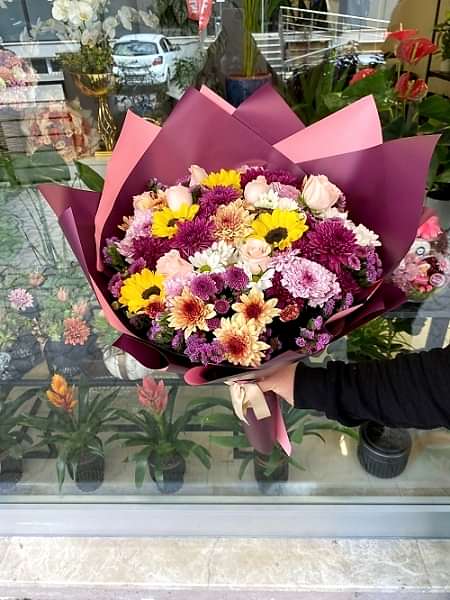 Renkli Papatya Buketi