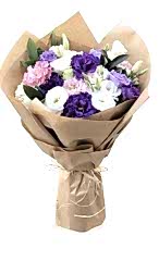 Renkli Lisyantus Buketi