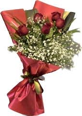5 Adet Kırmızı Gül Buketi