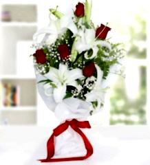 Gül ve Lilyum Buketi