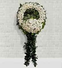 Beyaz Gerbera Çelengi