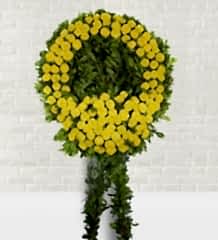 Sarı Zinya Cenaze Çelengi