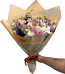 Lila, Pembe Tonlarda Buket